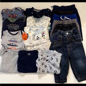 Lot of baby boy clothes